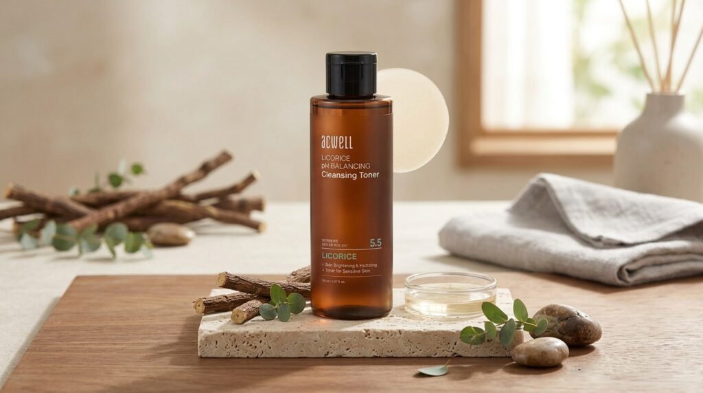 Image showing the Acwell Licorice Toner available at Beauty By Daz