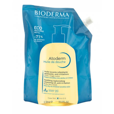 Bioderma Atoderm Huile De Douche Shower Oil Refill 1L