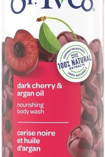 St. Ives Dark Cherry And Argan Oil Nourishing Body Wash 650ml
