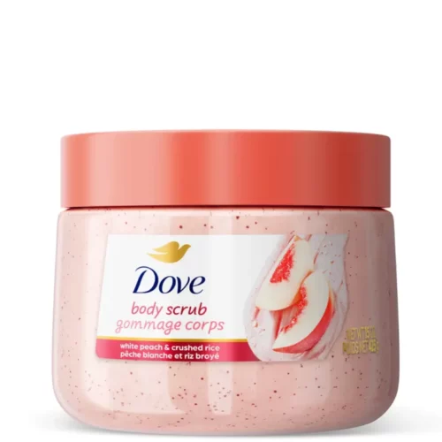 Dove Body Scrub Gommage Corps White Peach & Crushed Rice – 425g