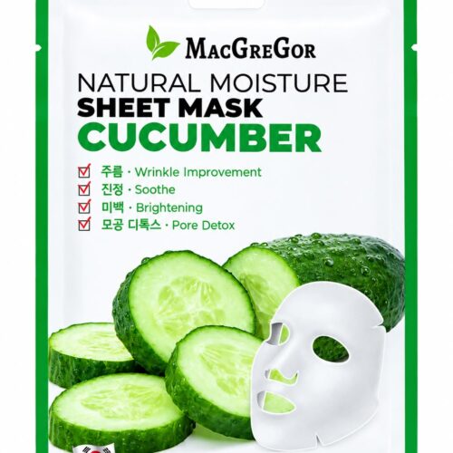 MacGreGor Natural Moisture Sheet Mask Cucumber 23ml