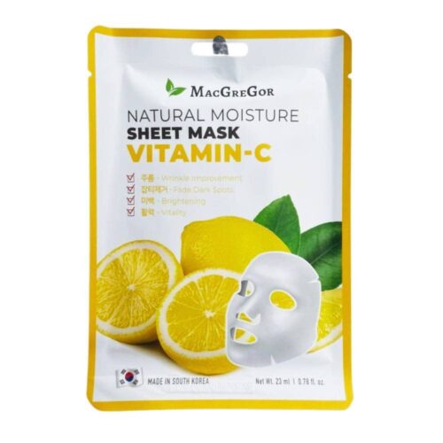 MacGreGor Natural Moisture Sheet Mask Vitamin C 23ml