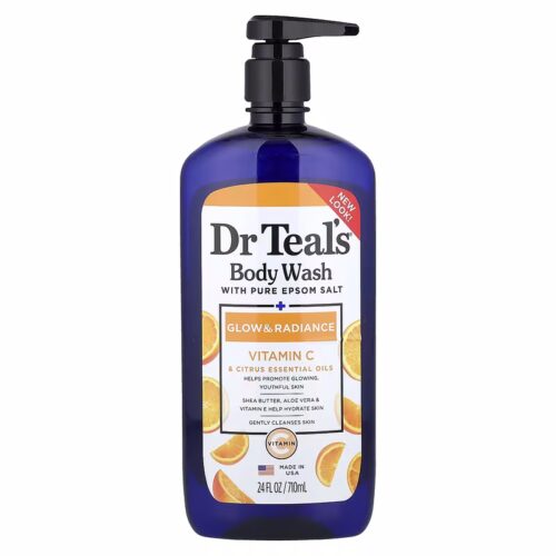 Dr Teal's Vanilla Comfort Body Wash With Pure Epsom Salt 710ml