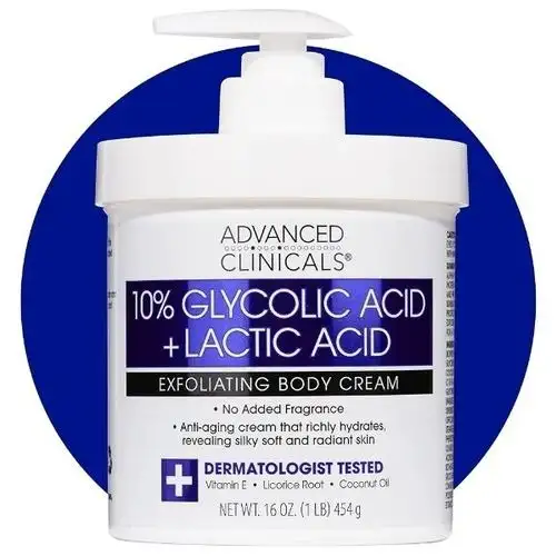 Advanced Clinicals 10% Glycolic Acid + Lactic Acid 16 0Z