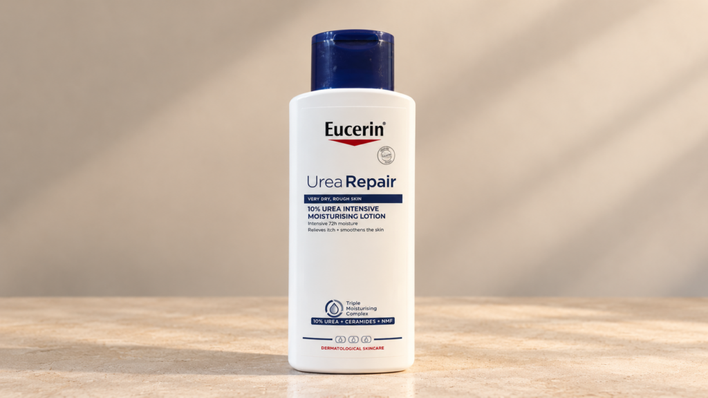 Eucerin UreaRepair 10% Urea Intensive Moisturising Lotion.
