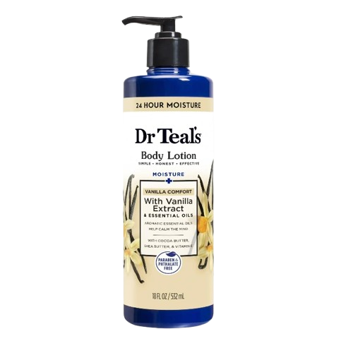 Dr Teal's Vanilla Comfort Body Lotion With Vanilla Extract 532ml