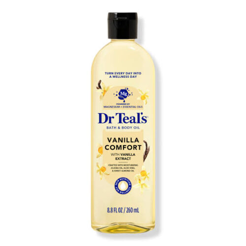 Dr Teal's Vanilla Comfort Bath And Body Oil 260ml